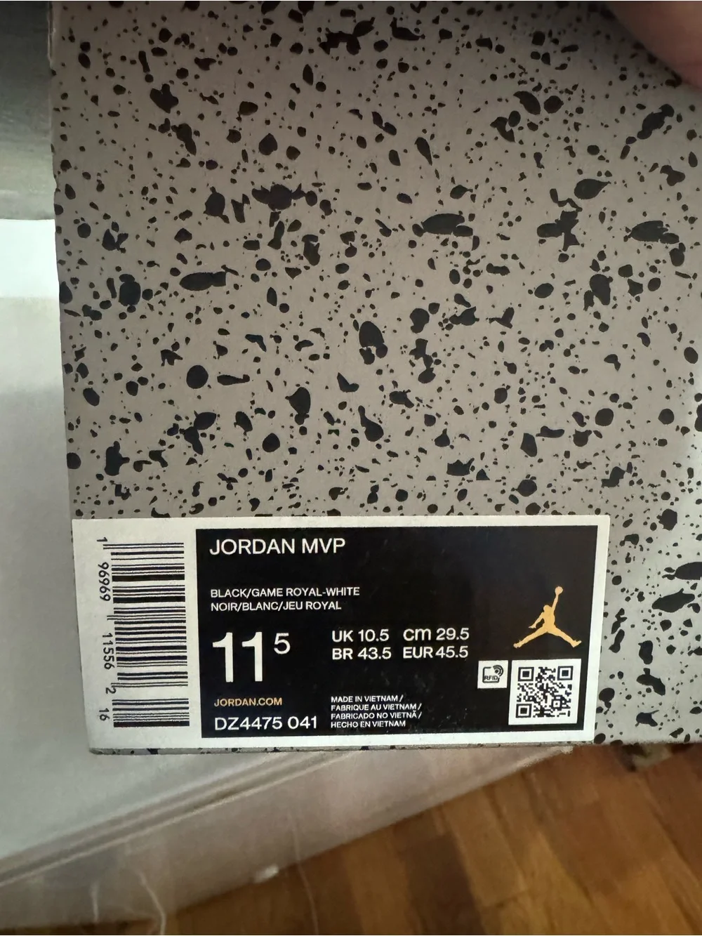 Jordan Men's High-Top Basketball Sneakers - Black/Blue